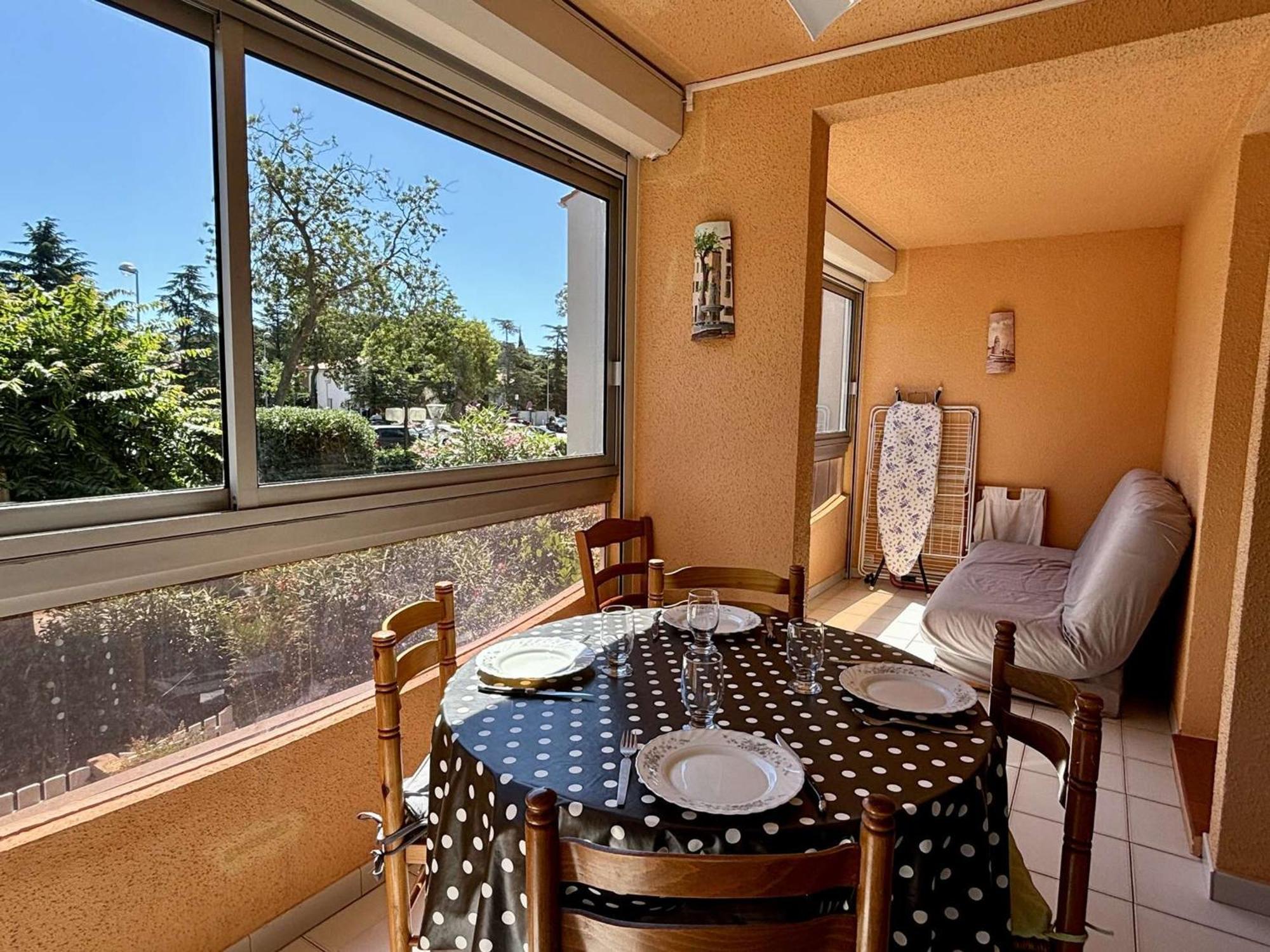 Appartement Cosy A 100M De La Plage Avec Piscine, Parking Prive Et Loggia Vitree - Fr-1-225-706 アルジェレス・シュル・メール エクステリア 写真